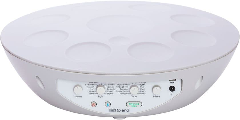 指で叩いて気軽に演奏できる
ユニークな電子ハンド・パーカッションが登場
