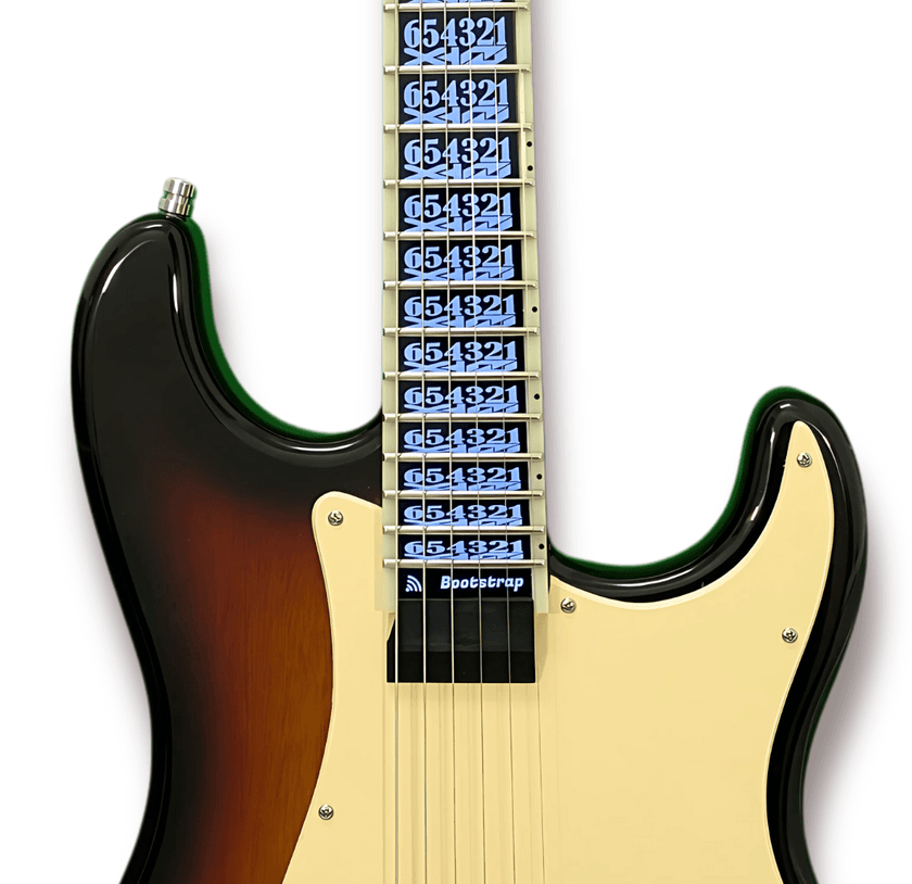ギターの挫折を無くす液晶パネル指板ギター
「TabNavi Guitar」の一般販売を開始！
