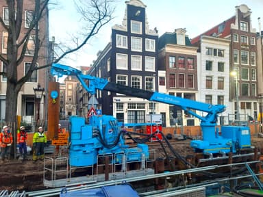 オランダの世界遺産運河の護岸改修プロジェクト