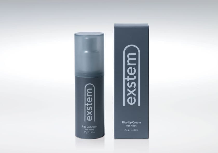メンズケアクリーム
「exstem Rise Up Cream for Men」がリニューアル