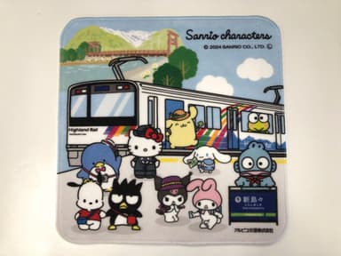【アルピコ交通上高地線】サンリオキャラクターズプリントプチタオル (C) 2024 SANRIO CO.&#44; LTD. (L)