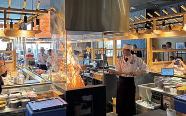 藁焼きショー