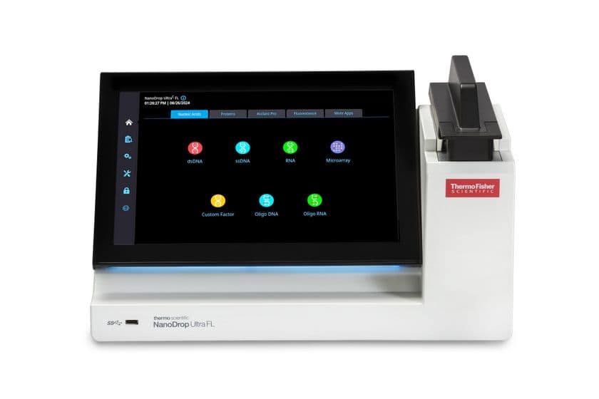 サーモフィッシャーサイエンティフィック、
「Thermo Scientific(TM) NanoDrop(TM) Ultra 
微量分光光度計」を日本市場で販売開始