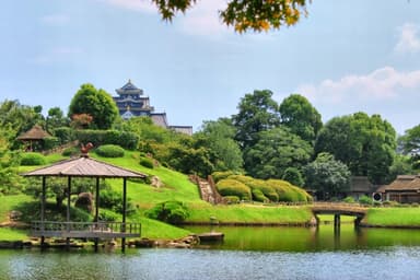会場の岡山後楽園