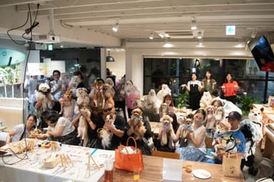 イベントに集まったにゃんドル☆わんドル