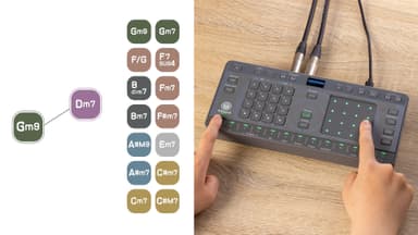 音楽制作のひらめきが生まれるChord Cruiserモード