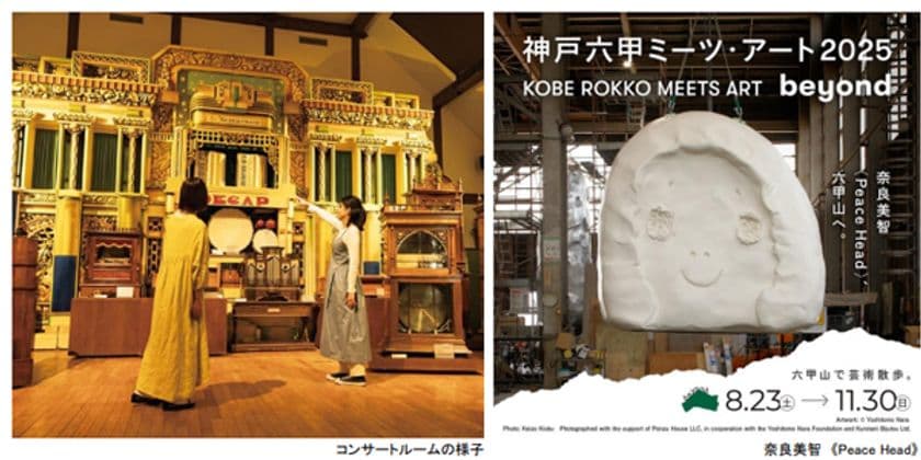 ROKKO森の音ミュージアム 秋イベント
アートとのんびり 森の音オータムフェア
現代アートと音楽で芸術の秋
2025年8月23日（土）～11月24日（月・休）