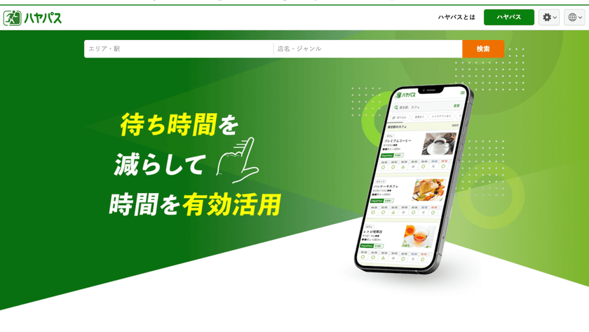 飲食・イベント・観光など多用途で活用可能なファストパス型
チケットサービス『ハヤパス』のβ版を8月に正式リリース