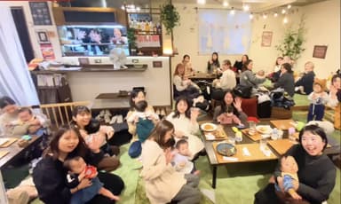 店舗の賑わい