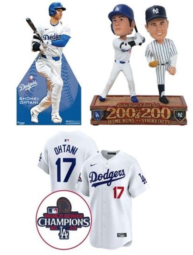 メジャーリーグの人気チームのグッズや大谷選手のボブルヘッド人形が登場！
日本人メジャーリーガー・ミュージアム風ショップを近鉄百貨店奈良店で開催
