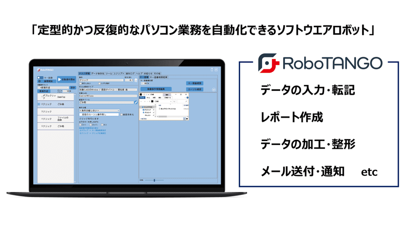 HKテクノロジー、
RPAツール「RoboTANGO」の販売店契約を締結