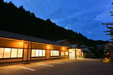 のどかな山間の一軒宿