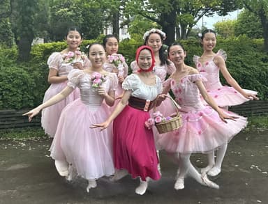 みんなバレリーナになってみよう