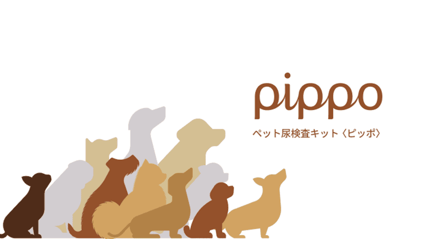 ペット尿検査キット『ピッポ(pippo)』が7月28日に発売　
AI技術で愛犬の異常の兆候を見つけて
主要10種類の病気疑いを素早く確認！