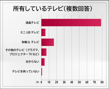 所有しているテレビ