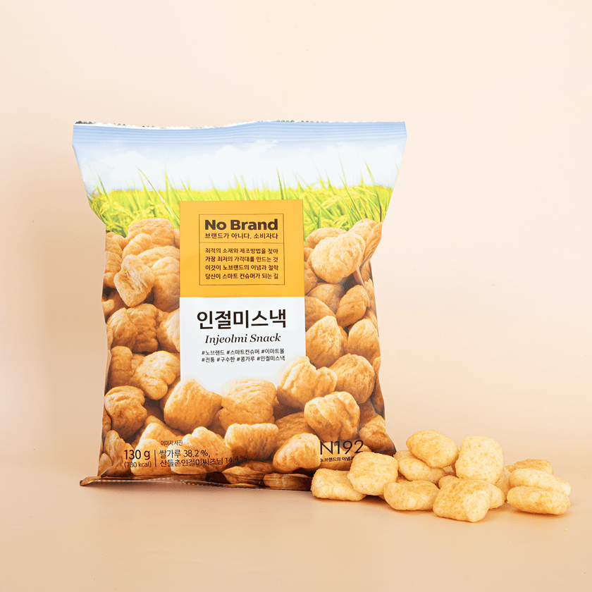 韓国の「No Brand(ノーブランド)」の新作スナック6種類、
8月7日(木)より全国のPLAZA・MINiPLAにて先行発売