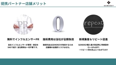 パートナー店舗メリット