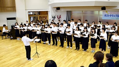 過去に実施した合唱行脚の様子