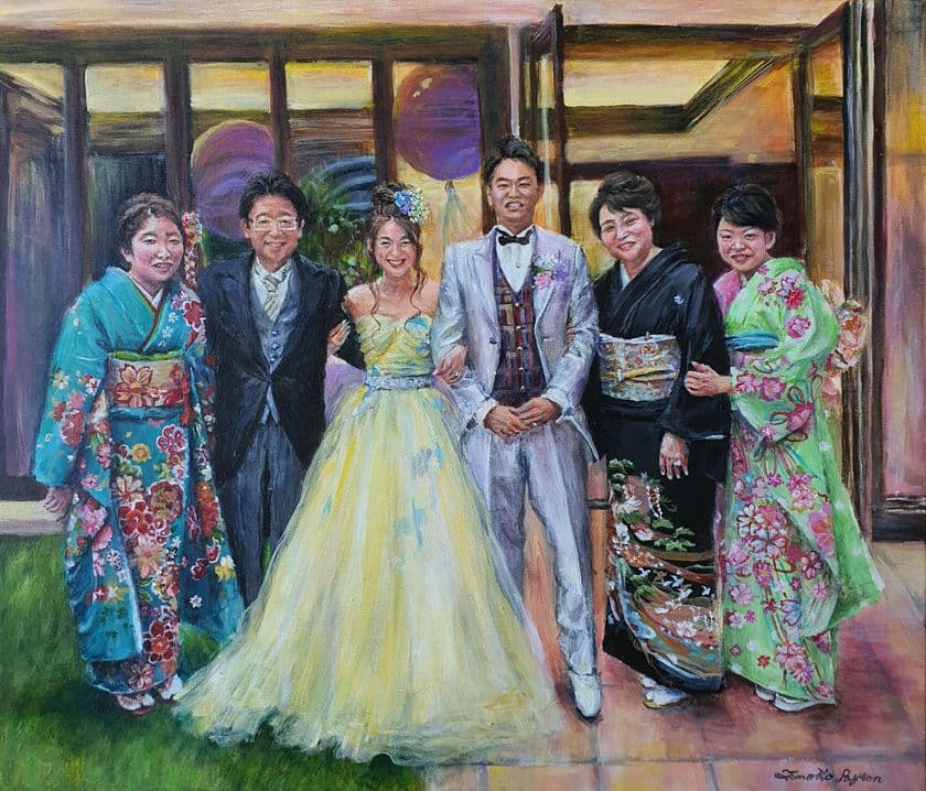 アメリカ発・結婚式の新しいトレンド！
「ライブ・ウェディング・ペインティング」　
5周年記念「プレゼントキャンペーン」再延長決定！