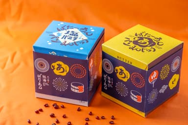 熱海ばたーあんパンまんじゅう「花火のし」　小豆 840円、塩バニラ 990円