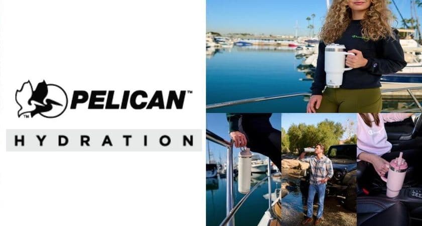 日本初上陸！アメリカ発のドリンクウェア
「PELICAN HYDRATION」8月27日(水)に発売