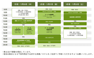 スケジュール