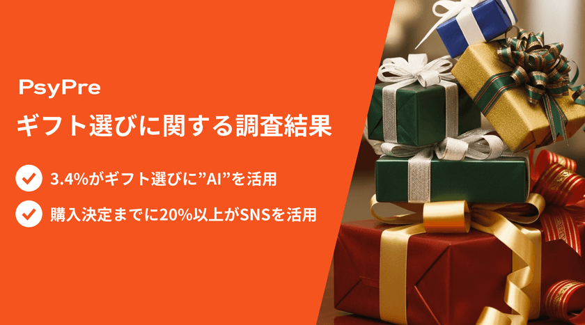 「ギフトの選び方」に関するインターネット調査を実施　
情報源は「検索エンジン」がトップ！購入を決定するまでには
「オンラインショップ」や「SNS」を参考にしているとの結果に！