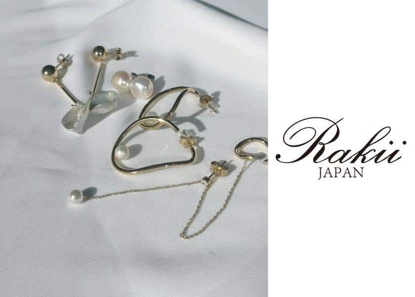 金属アレルギー対応アクセサリー専門店 Rakiiが東京初出店！
8月14日より渋谷ヒカリエでPOPUPを開催、数量限定SALEも実施