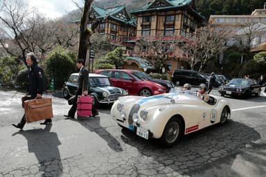 富士屋ホテル到着
