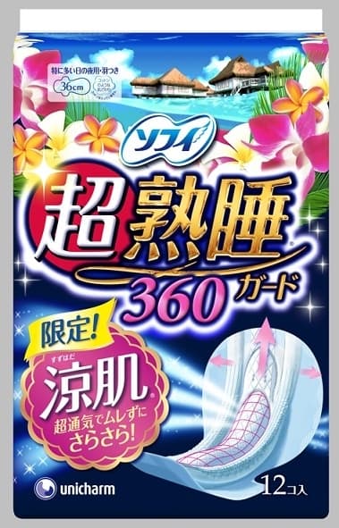 『ソフィ 超熟睡(R)ガード 涼肌(R)』360