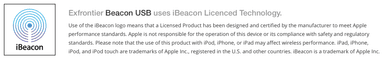 Beacon USB with iBeacon technology