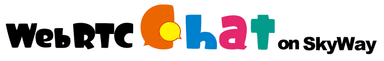 WebRTC chat on SkyWay ロゴ