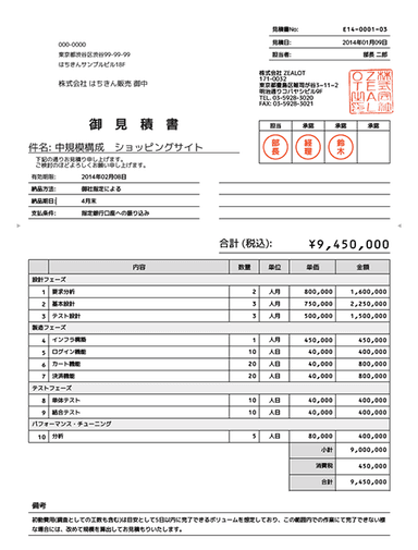 印刷イメージ
