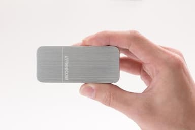 with hand