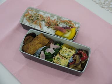 完成した料理