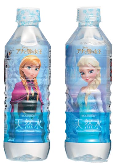 天然水PET500ml(アナと雪の女王)