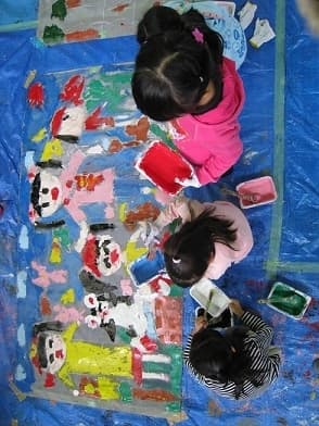 前年のお絵かきイベントの様子(2)