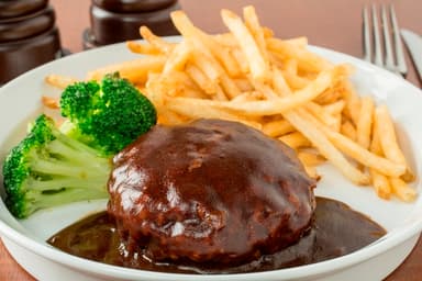 ハインツ特製 スペシャルハンバーグ ディナープレート／Shibuya City Lounge