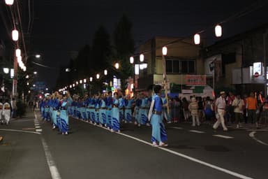 福生市民の絆を感じられる民謡パレード(昨年の様子)