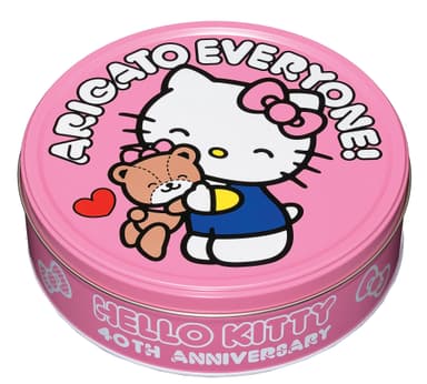 ハローキティ40thバタークッキー缶