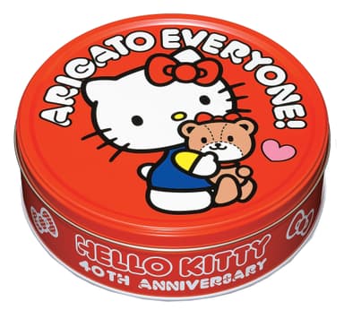 ハローキティ40thココアクッキー缶