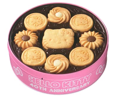 ハローキティ40thバタークッキー缶 中身
