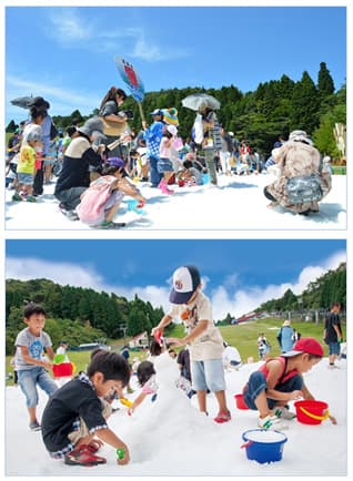 「真夏の雪まつり」開催時の様子