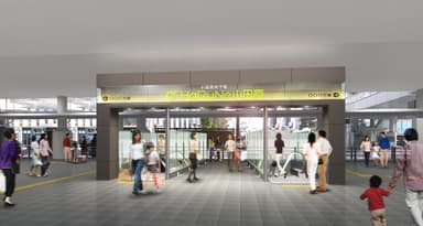 1F駅側入口