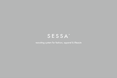 SESSA. ロゴ グレー