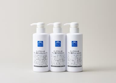 リンスは「さらさら」「ボリューム」の2種類に