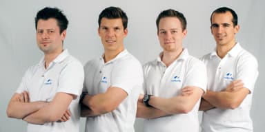 Runtastic 設立者4人(設立当時)