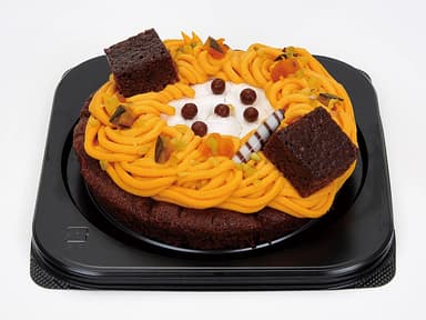 かぼちゃとチョコのハロウィンタルト