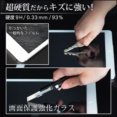 液晶を保護する超硬質9H