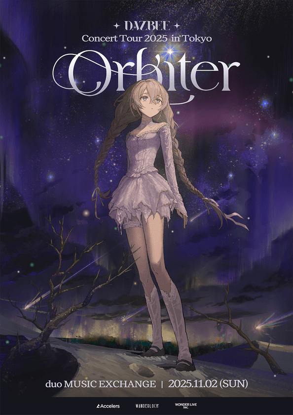 DAZBEE(ダズビー)、初のワンマンライブ東京公演決定 ― 
11月2日『2025 DAZBEE Concert : orbiter in Tokyo』開催